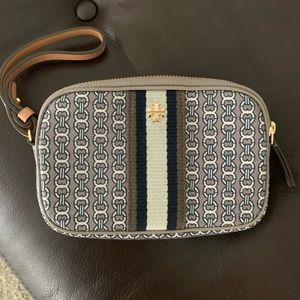 Tory Burch Monogram wristlet